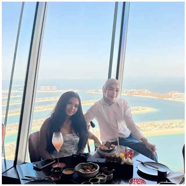 6 Potret Erin Taulany Liburan Mewah di Dubai Bareng Arlova, Seru Naik Jet Car