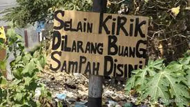 8 Larangan Buang Sampah Kocak Ini Bikin Tepuk Jidat
