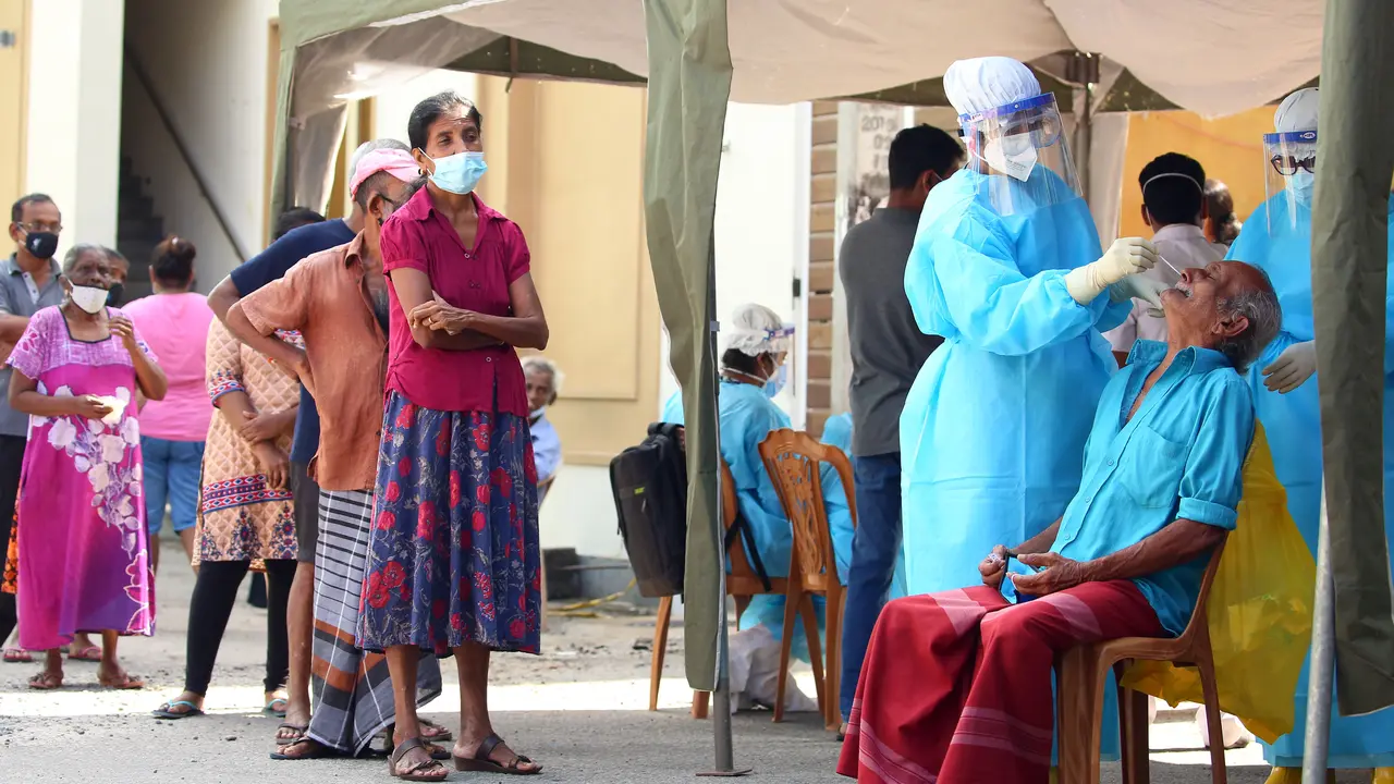Kasus Positif Covid-19 di Sri Lanka
