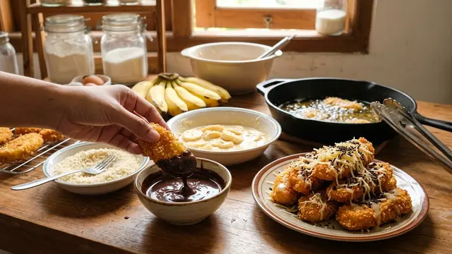 Resep Pisang Nugget / AI Generated