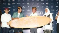 Menteri Pemuda dan Olahraga Republik Indonesia (Menpora RI) Zainudin Amali resmi membuka liga selancar paling bergengsi di dunia World Surfing League (WSL) Championship Tour 2022