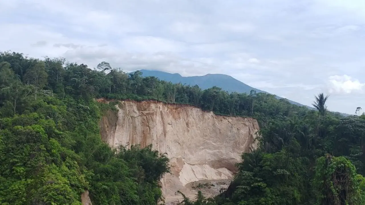 Kondisi terkini Ngarai Sianok Guguak Tinggi, Kecamatan Ampek Koto, Kabupaten Agam.