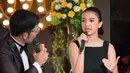 "Saya rasa dia benar-benar mencerminkan kecantikan klasik, ikonik, elegan. Saya terinspirasi bagaimana dia menggunakan dressnya, dia simple, natural tapi gak pernah salah kostum," jelas Raline Shah. (Dezmond Manullang/Bintang.com)