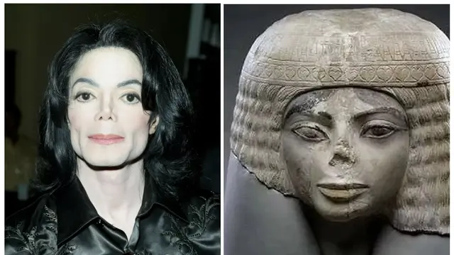 Wajah Patung Mesir Kuno yang Mirip Michael Jackson