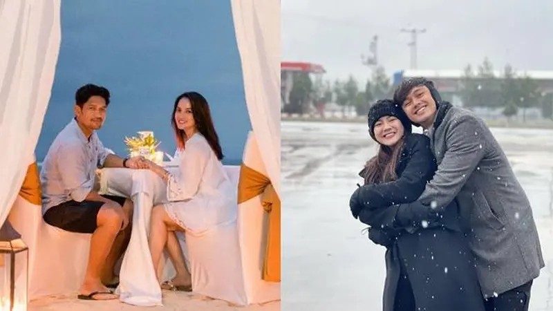 6 Potret Mesra Selebriti Jalani Honeymoon Usai Menikah, Ada yang Ke Bali Hingga Luar Negeri