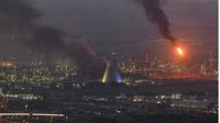 Warga Lebanon Nekat Gelar Pesta dengan Latar Rudal Iran Hantam Israel.&nbsp; (Ahmad GHARABLI/AFP)