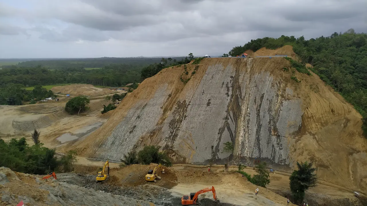 Proyek Strategis Nasional (PSN) di Aceh, Bendungan Rukoh. Liputan6.com/Athika