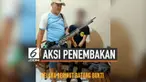 Seorang pemuda nekat menembak sepasang kekasih dengan senapan angin. Aksi ini dipicu rasa cemburu pelaku pada korban.