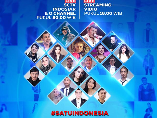 Live Streaming Sctv Konser Amal Satu Indonesia Bersama 300 Artis Tayang Minggu 10 Mei 2020 Malam Showbiz Liputan6 Com