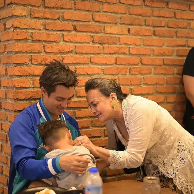 Baim dan Christine Hakim (Instagram/baimwong)