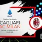 Cagliari vs AC Milan (Liputan6.com/Abdillah)