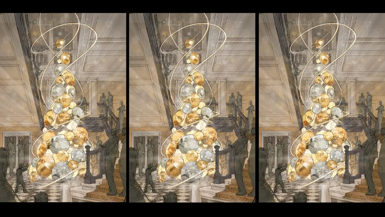 Burberry Christmas Tree - Clardige's Hotel 1115