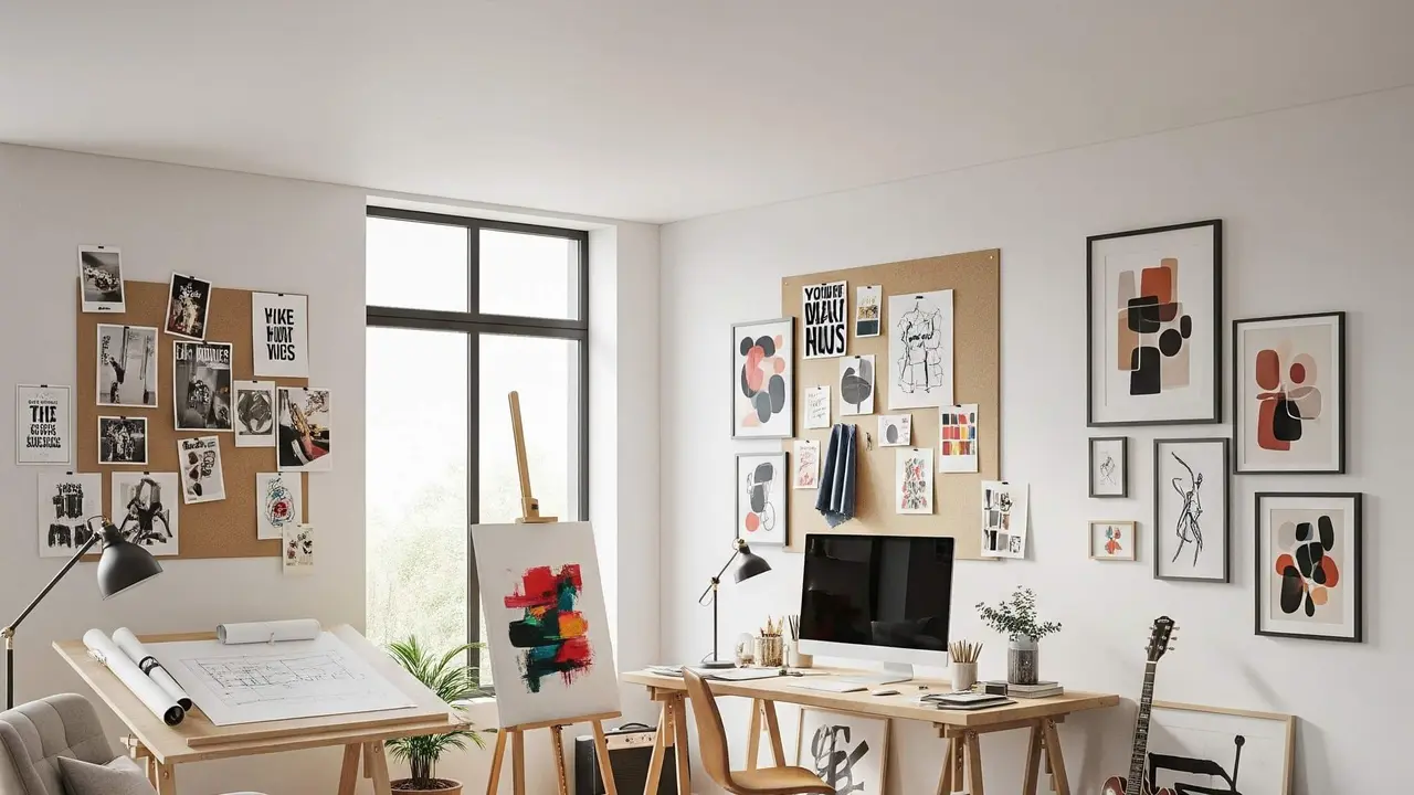 Desain Rumah Mezzanine Modern dengan Workspace Cozy di Atas