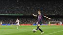 Frankie De Jong yang dimainkan di menit ke-60 tidak mampu membawa Barcelona menang di laga perdana mereka. (AFP/Pau Barrena)