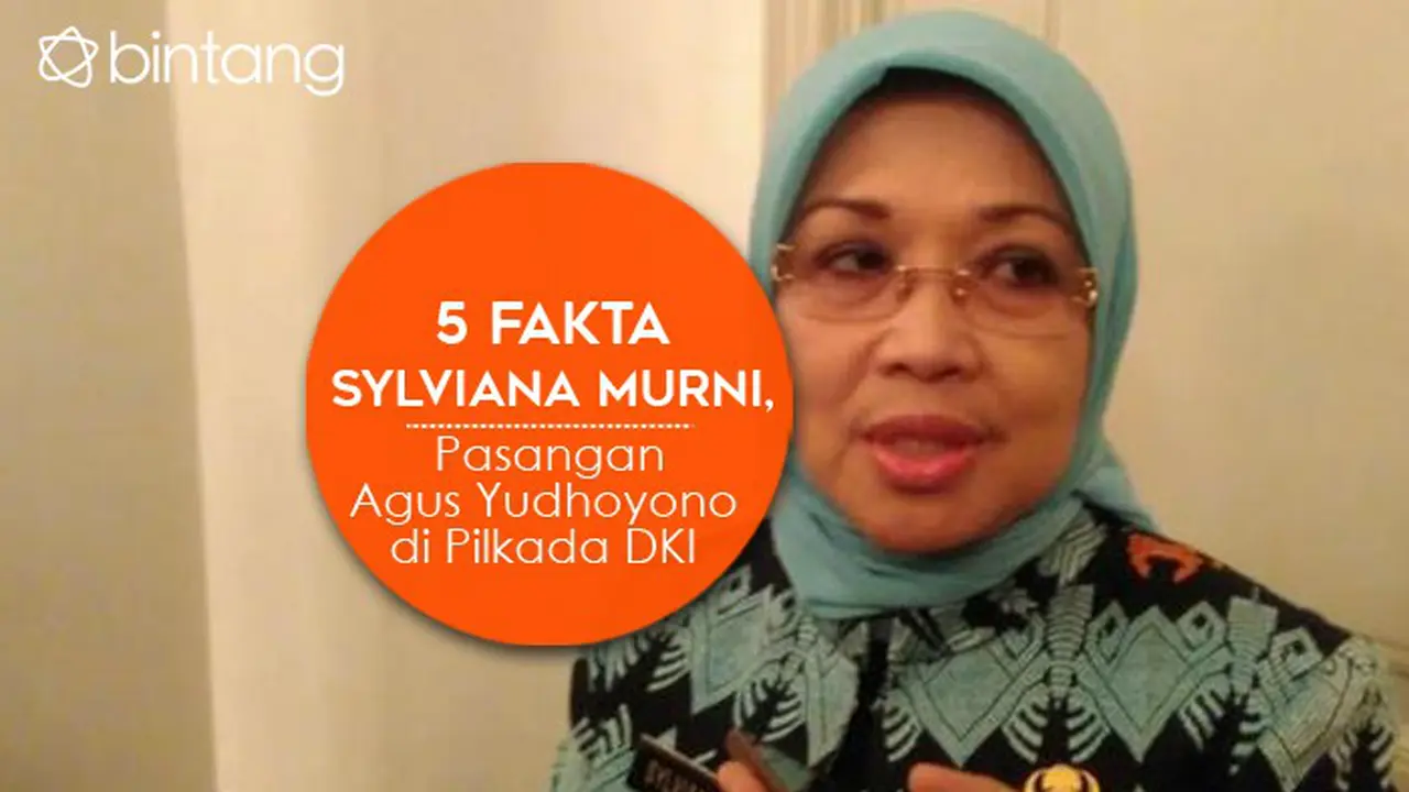 [Bintang] 5 Fakta Sylviana Murni, Pasangan Agus Yudhoyono di Pilkada DKI