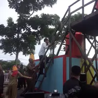 Hari ini, Senin (5/12), Presiden Jokowi melakukan blusukan ke Balikpapan, Kalimatan Timur. (Via: liputan6.com)