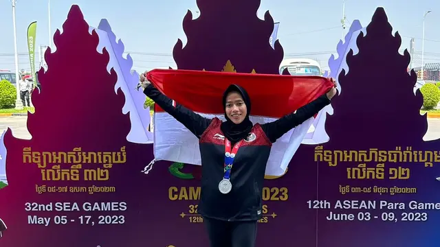FOTO Rahmayuna Fadillah di SEA Games 2023