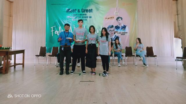 Meet & Greet Cast Film  Webseries  Fake Nerd Girl berlangsung di Lab School, Kebayoran Baru, Jakarta Selatan