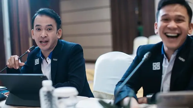 6 Potret Ruben Onsu dan Jordi Onsu Pimpin Rapat, Gaya Betrand Peto dan Thalia Curi Perhatian