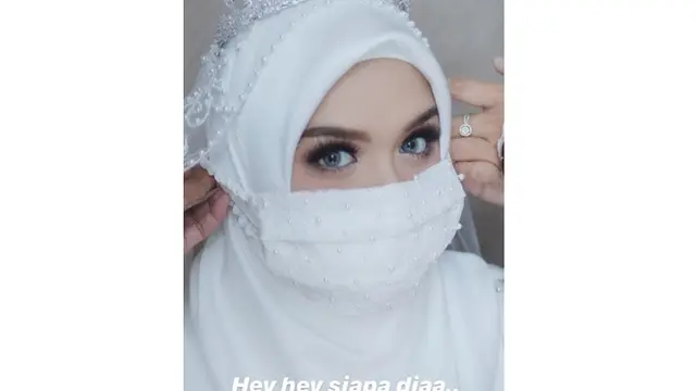 6 Momen Pernikahan Vebby Palwinta dengan Pria Keturunan Arab, Digelar Tertutup