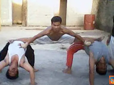 Citizen6, Jambi: Anggota Judoka kungfu Indonesia Riau-Batam sedang berlatih. (Pengirim: Pahala Gultom)