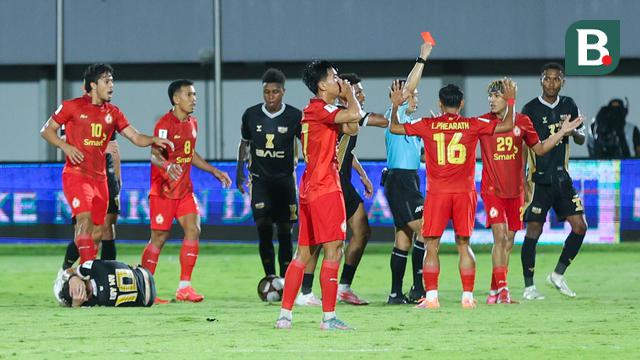 Foto: Lawan 10 Pemain, Dewa United hanya Mampu Bermain Imbang Kontra Phnom Penh Crown di AFC Challenge League