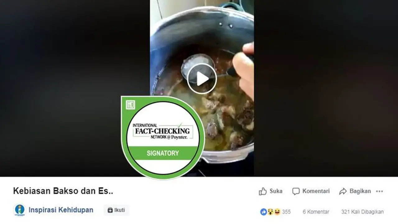 [Cek Fakta] Hoaks Makan Bakso dan Minum Air Es Picu Kanker