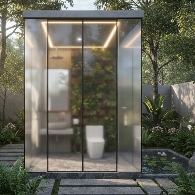 7 Desain Toilet Outdoor di Desa yang Asri tapi Tetap Indah, Perpaduan ...