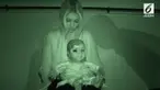 Sebuah video merekam kejadian perempuan yang memburu hantu kerasukan di Inggris.
