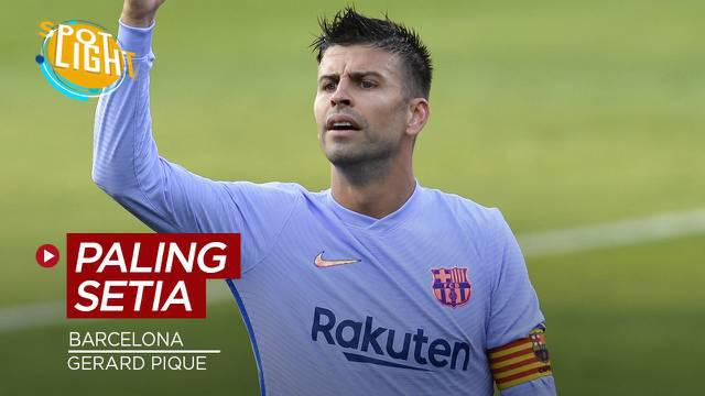 Berita video spotlight kali ini membahas tentang Gerard Pique dan tiga pemain Barcelona paling setia saat ini.