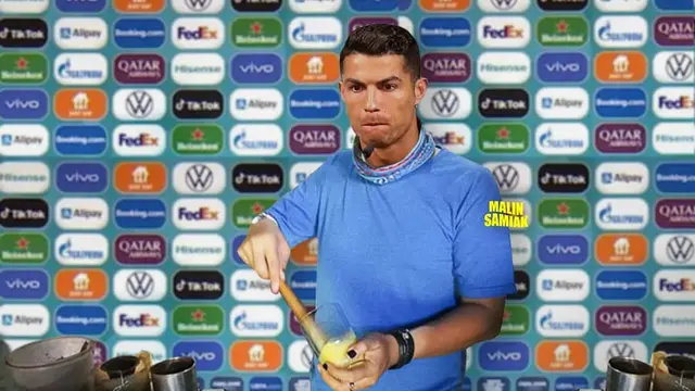 6 Editan Foto Jika Cristiano Ronaldo Jadi Pedagang di Indonesia Ini Kocak