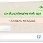 6 Chat Anak ke Ayah Minta Jemput Ini Bikin Senyum (sumber: Twitter/kebodohanlucu)