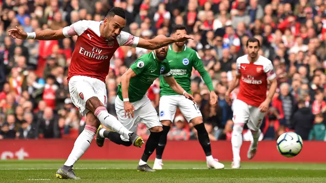 FOTO: Sempat Unggul, Arsenal Tertahan saat Hadapi Brighton