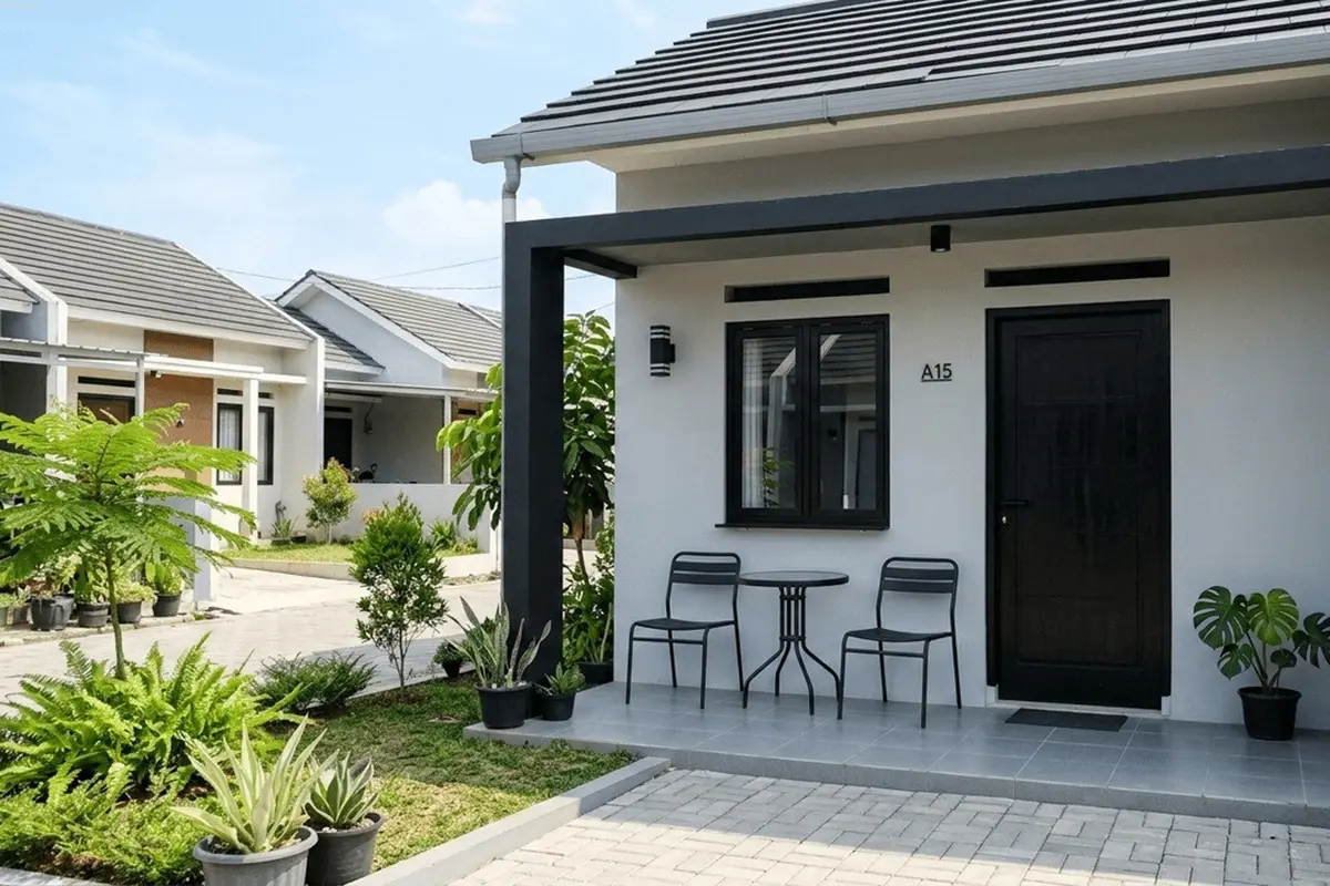 Desain Teras Rumah Subsidi