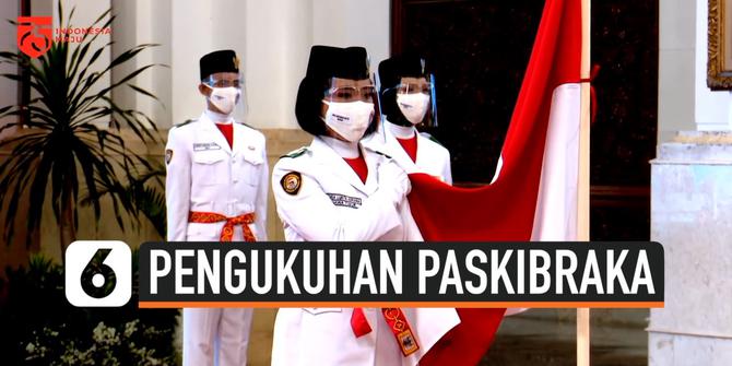 VIDEO: Presiden Jokowi Kukuhkan Paskibraka Nasional 2020 di Istana Negara