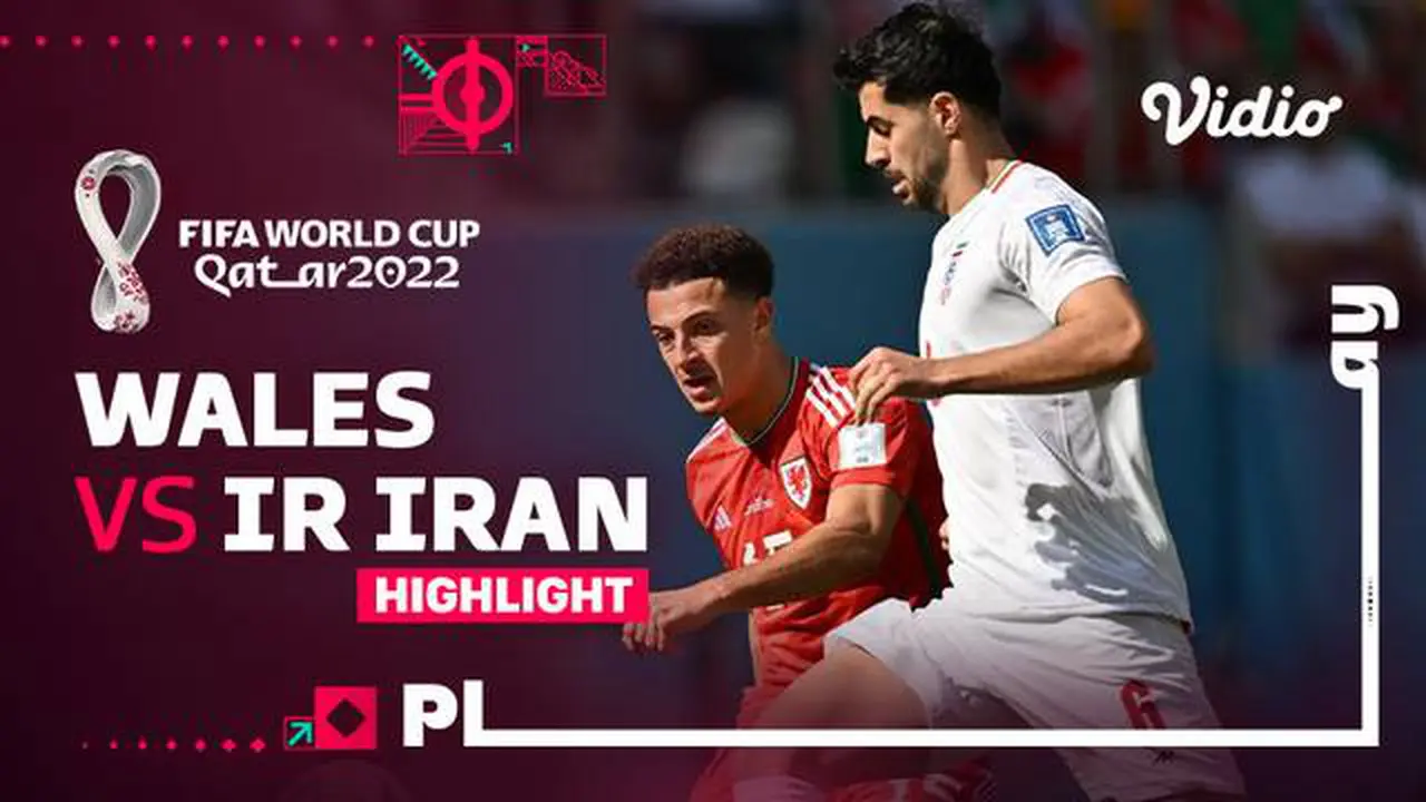 Berita video highlights matchday 2 babak penyisihan Grup B Piala Dunia 2022, pertandingan antara Wales melawan Iran, Jumat (25/11/22).