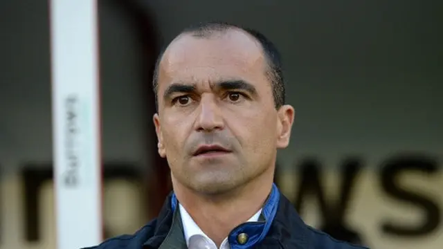 Roberto Martinez (c) AFP