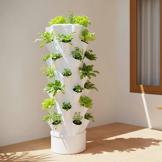 Desain Kebun Sayur Pakai Pipa untuk Rumah Minimalis
