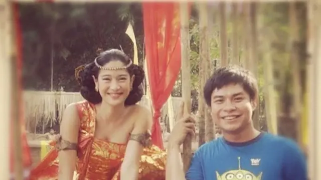 Dian Sastrowardoyo dan Ryan Ogilvy (Instagram/@therealdiansastr)