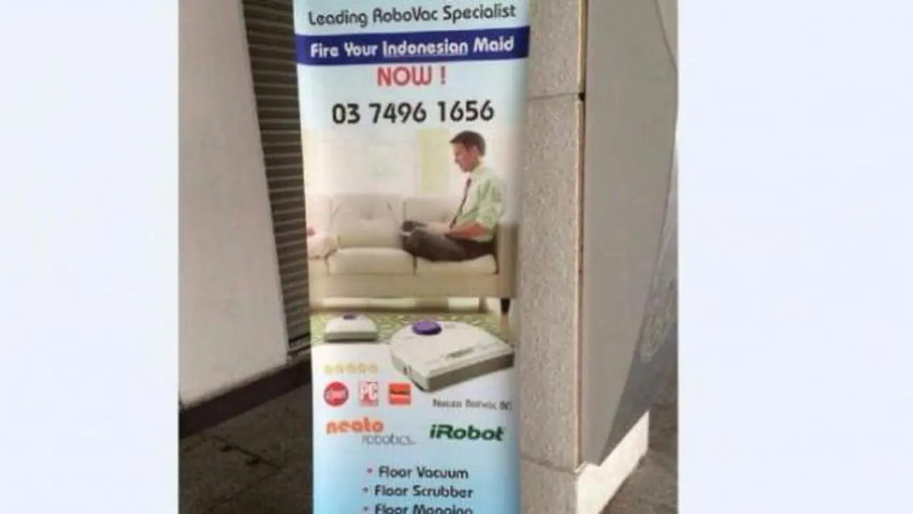Iklan 'Pecat Pembantu Indonesia' di Malaysia Hebohkan Onliner