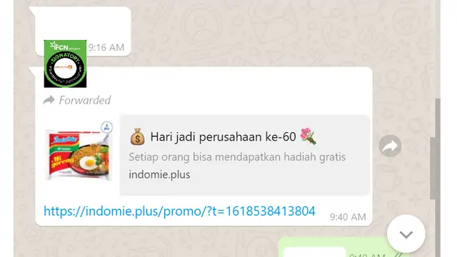Cek Fakta Liputan6.com menelurusi informasi Indomie bagikan hadiah untuk merayakan hari jadi ke-60