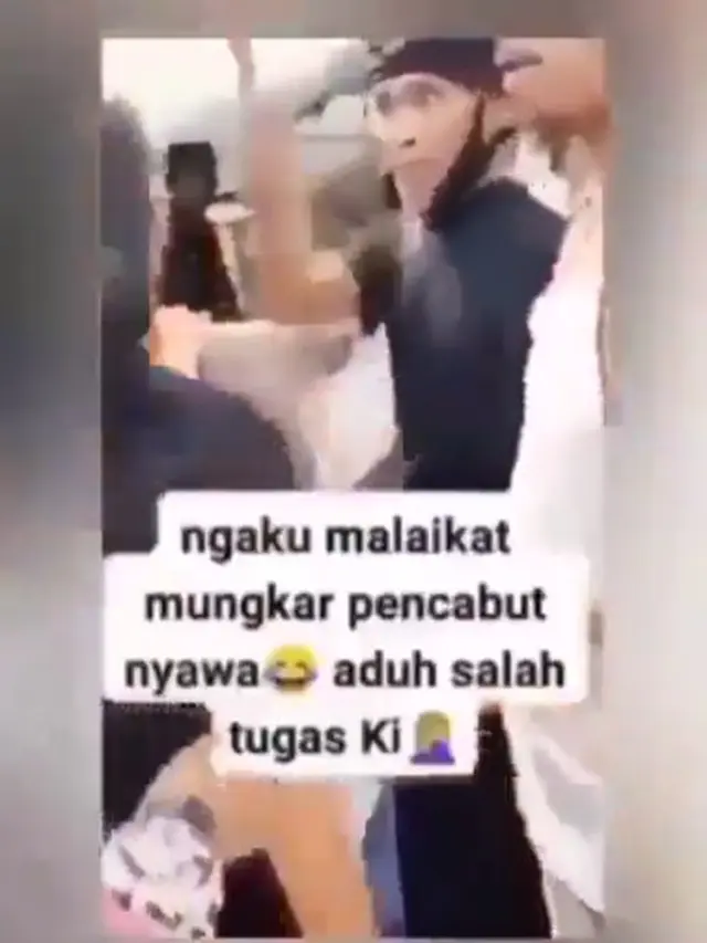 Pria Bentak Emak-Emak Ini Ngaku Malaikat Munkar Pencabut Nyawa, Salah Tugas Ki