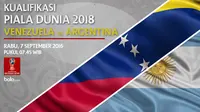 Kualifikasi Piala Dunia 2018_Venezuela vs Argentina (Bola.com/Adreanus Titus)