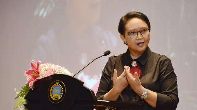 Menlu Retno Marsudi berbicara soal gastro diplomasi.  (Dokumentasi Kemlu)