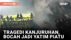 Tragedi pilu terjadi di Stadion Kanjuruhan usai laga Arema FC vs Persebaya, Sabtu (1/10/2022) malam. 129 orang tewas karena kerusuhan usai Arema FC kalah 2-3 (data Minggu siang). Seorang bocah 11 tahun jadi yatim piatu usai kedua orang tuanya tewas t...