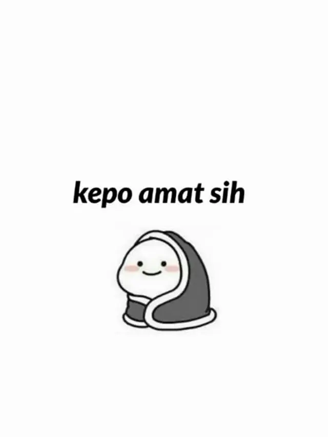 Wallpaper Layar Kunci Kata-Kata "Kepo Amat"