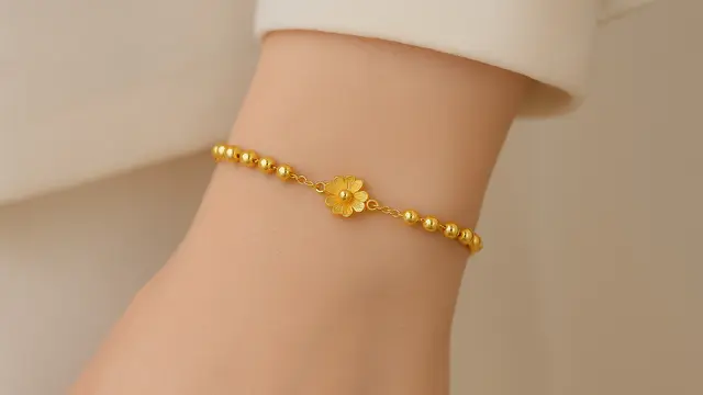 10 Model Gelang Emas Elegan 2 Gram Motif Bunga Trendi, Mana yang Cocok Untuk Anda?/ Ilustrasi gambar oleh AI