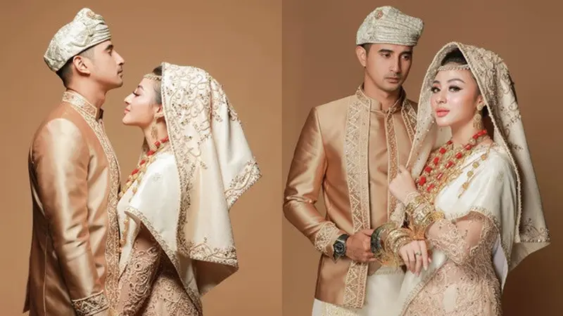 7 Potret Prewedding Ali Syakieb dan Margin Wieheerm, Serasi Pakai Busana Adat