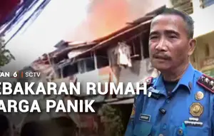 Kebakaran Rumah, Warga Panik