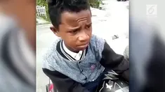 Ketika ditanya tentang surat kendaraan saat dirazia, siswa sekolah ini mengaku mempunyai surat kendaraan tak lazim, yaitu SIM M.